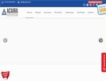 Tablet Screenshot of acaira.com